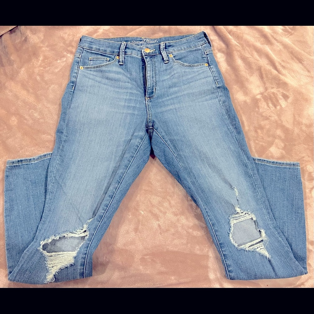SOLD Fashion Nova Distressed Mom Jeans Size 10